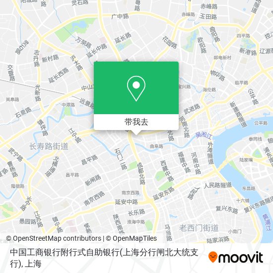 中国工商银行附行式自助银行(上海分行闸北大统支行)地图