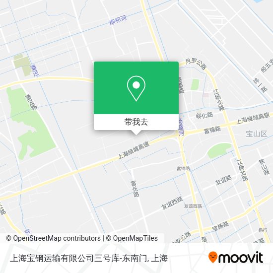上海宝钢运输有限公司三号库-东南门地图