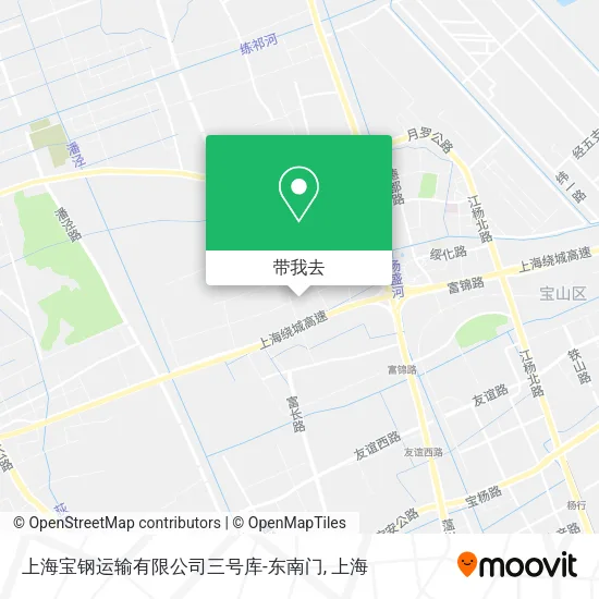 上海宝钢运输有限公司三号库-东南门地图