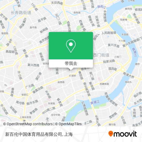 新百伦中国体育用品有限公司地图