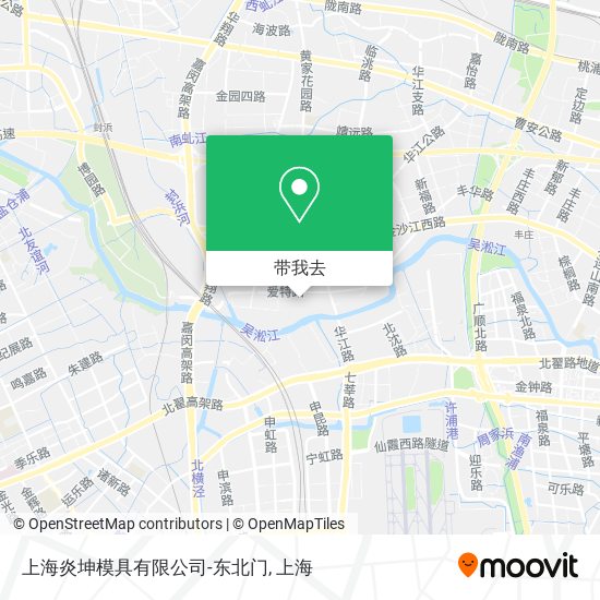 上海炎坤模具有限公司-东北门地图