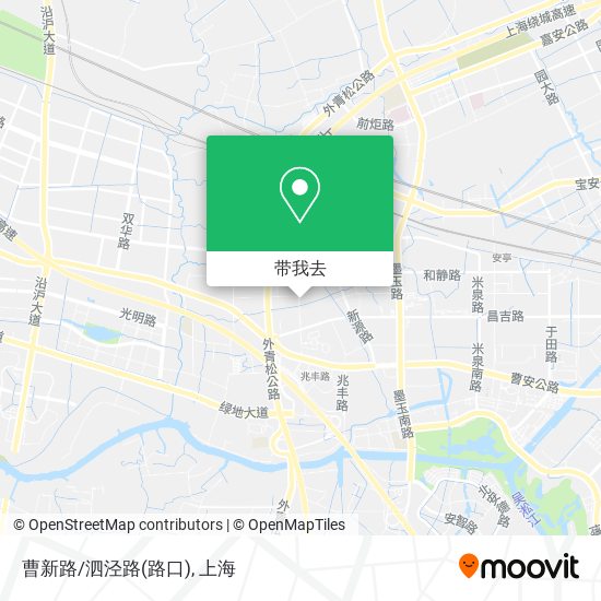 曹新路/泗泾路(路口)地图