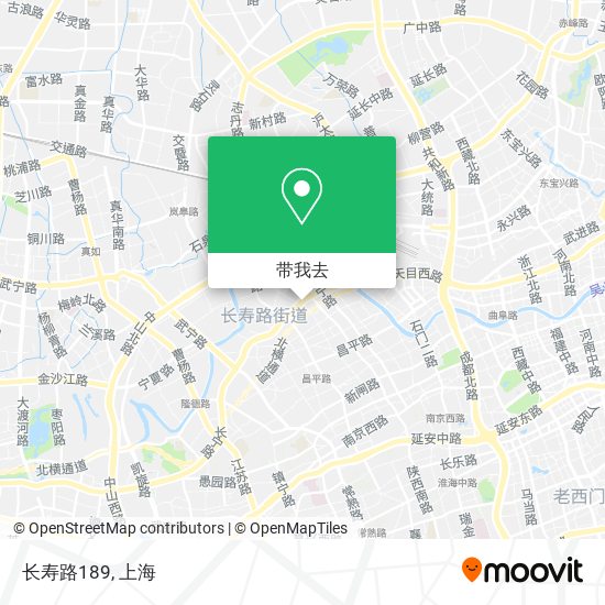 长寿路189地图