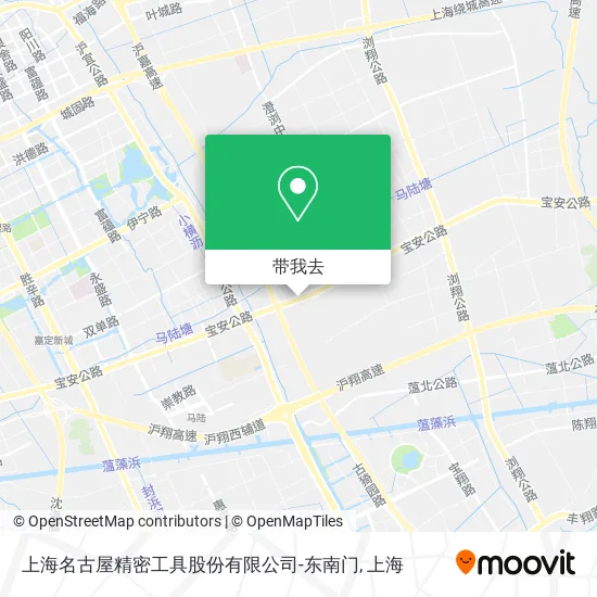 上海名古屋精密工具股份有限公司-东南门地图