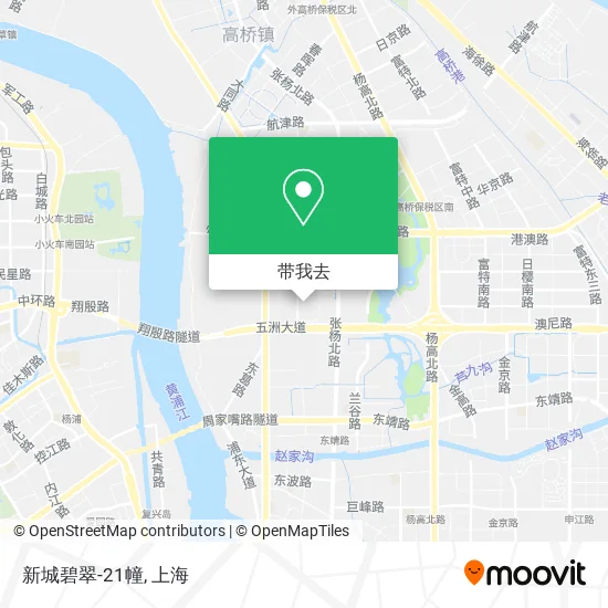 新城碧翠-21幢地图