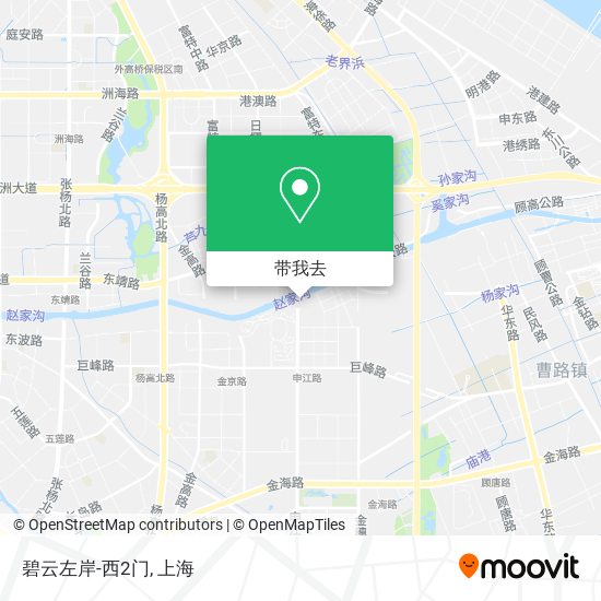 碧云左岸-西2门地图