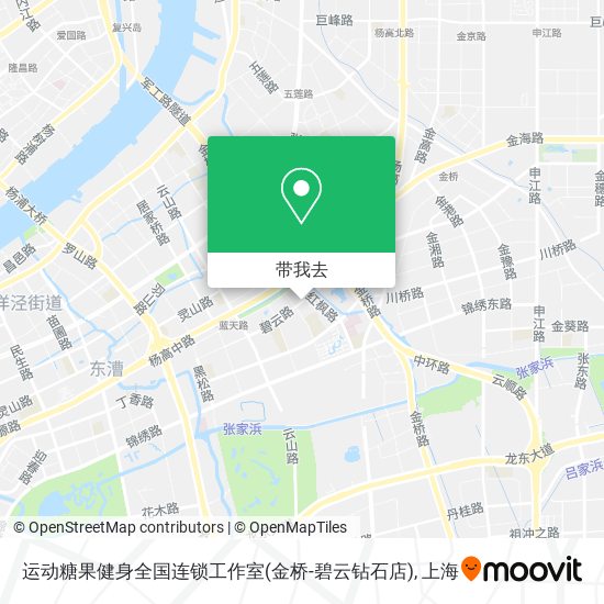 运动糖果健身全国连锁工作室(金桥-碧云钻石店)地图