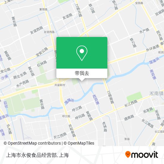 上海市永俊食品经营部地图