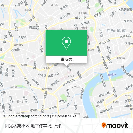 阳光名苑小区-地下停车场地图