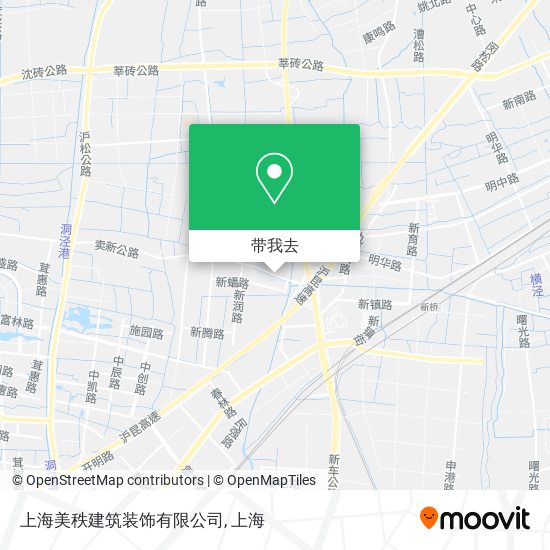 上海美秩建筑装饰有限公司地图