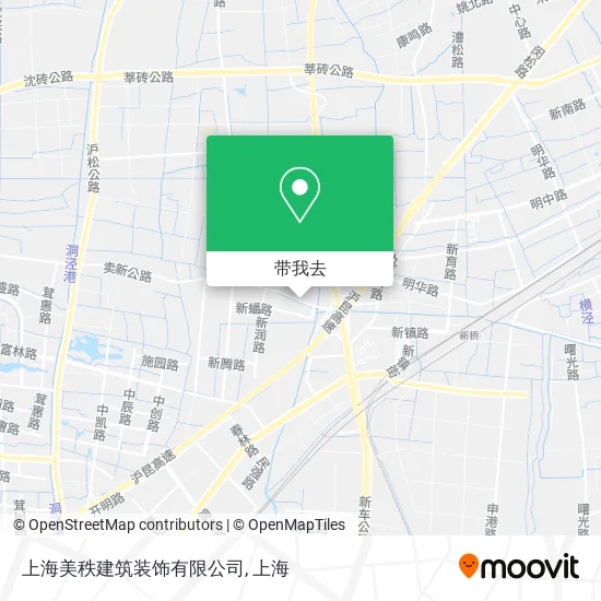 上海美秩建筑装饰有限公司地图