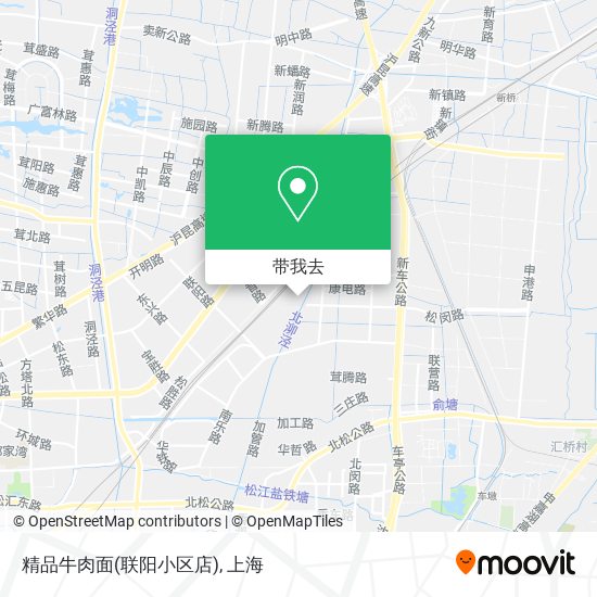 精品牛肉面(联阳小区店)地图