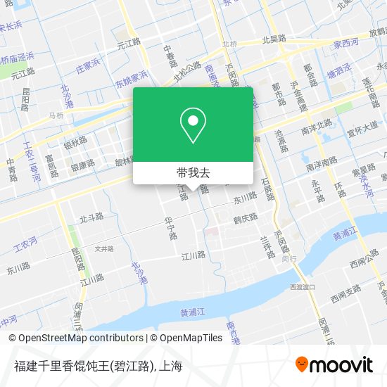 福建千里香馄饨王(碧江路)地图