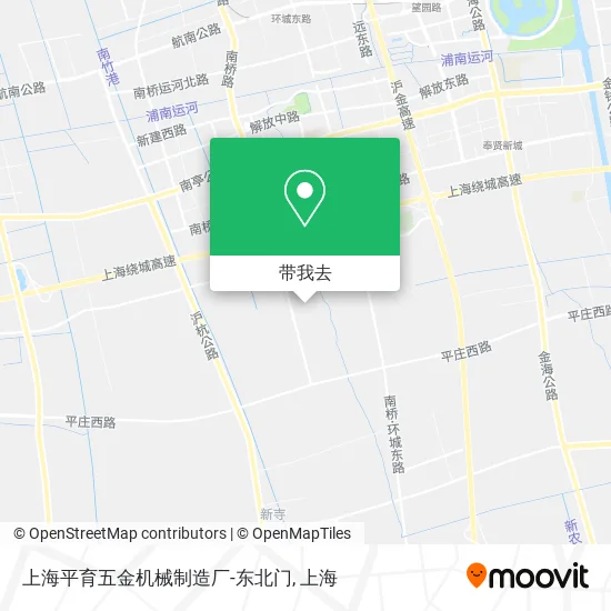 上海平育五金机械制造厂-东北门地图