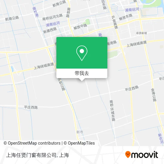 上海任贤门窗有限公司地图
