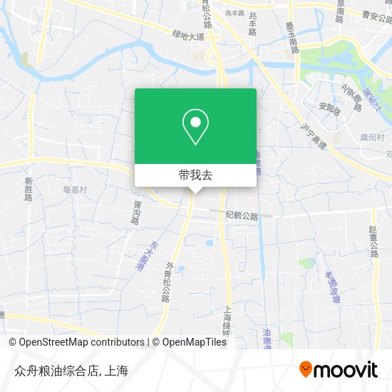 众舟粮油综合店地图
