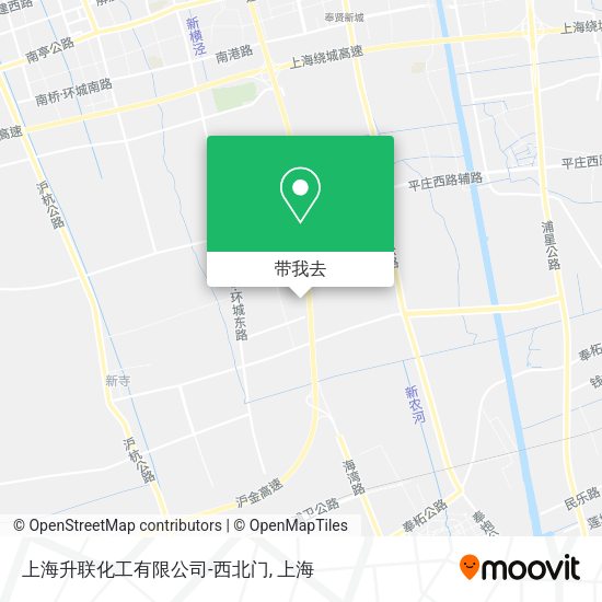 上海升联化工有限公司-西北门地图