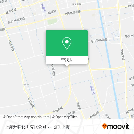 上海升联化工有限公司-西北门地图