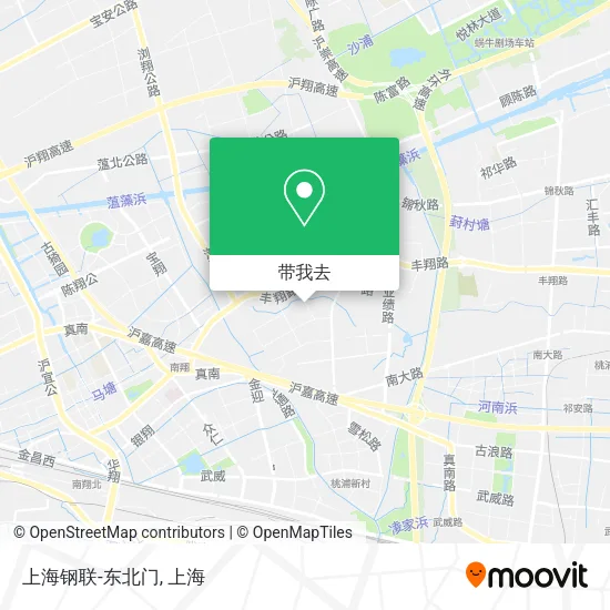上海钢联-东北门地图