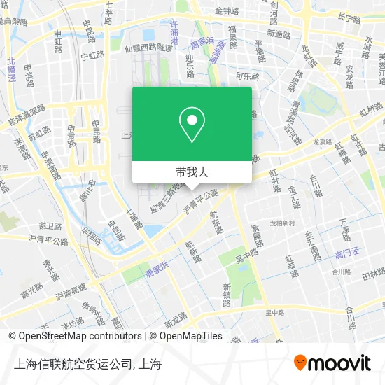上海信联航空货运公司地图