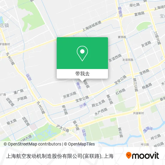 上海航空发动机制造股份有限公司(富联路)地图