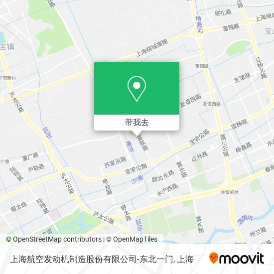 上海航空发动机制造股份有限公司-东北一门地图