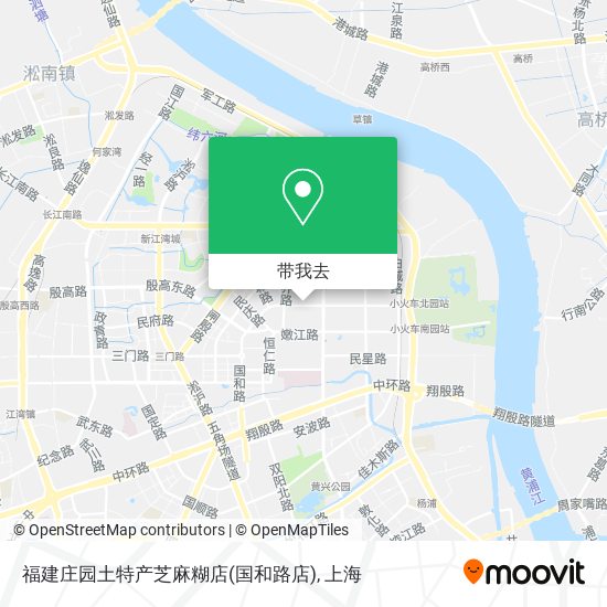 福建庄园土特产芝麻糊店(国和路店)地图