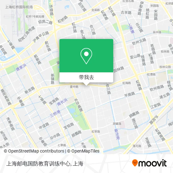 上海邮电国防教育训练中心地图