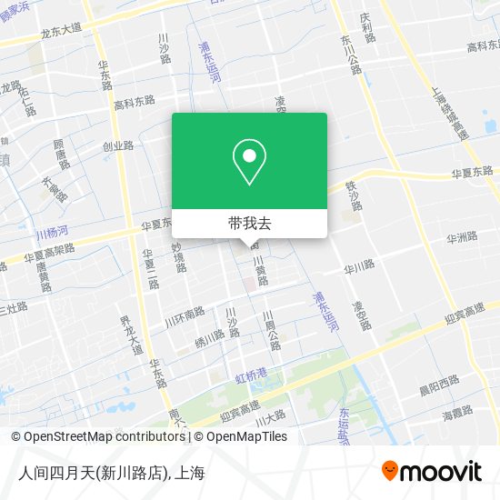 人间四月天(新川路店)地图