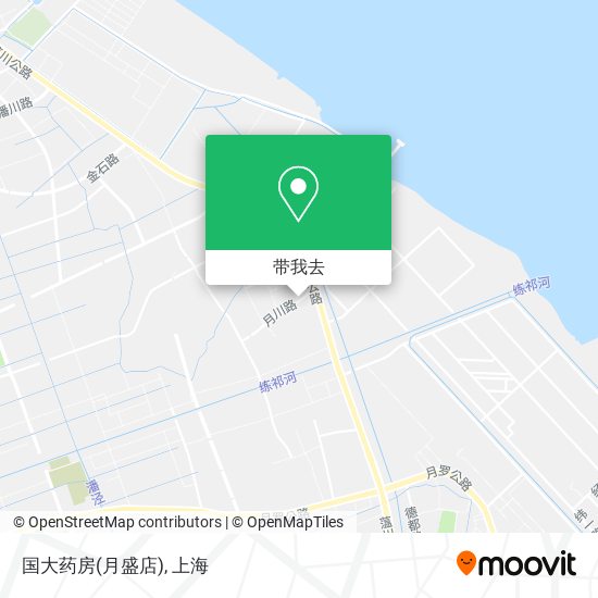 国大药房(月盛店)地图