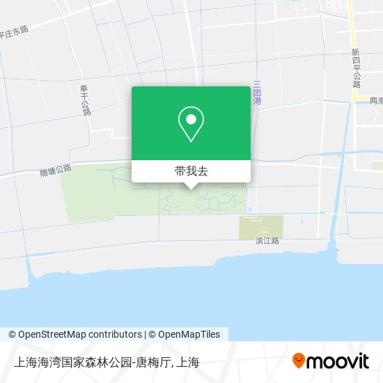 上海海湾国家森林公园-唐梅厅地图