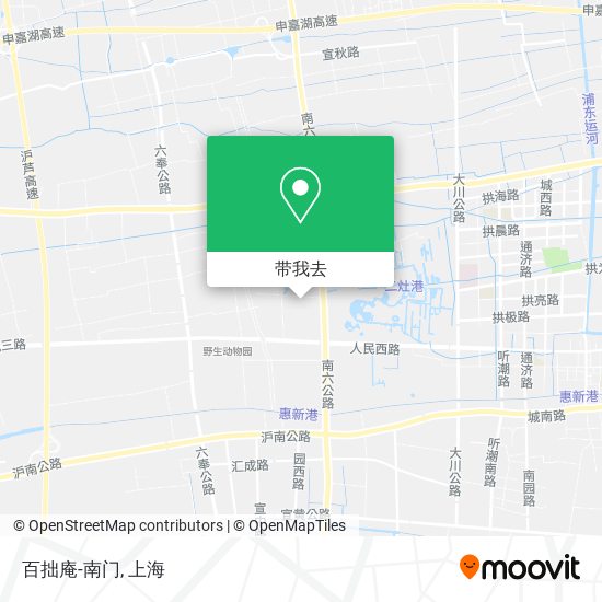 百拙庵-南门地图