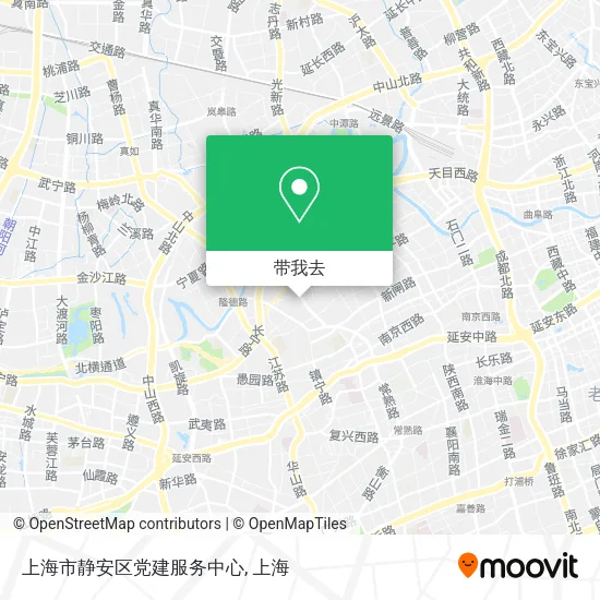 上海市静安区党建服务中心地图