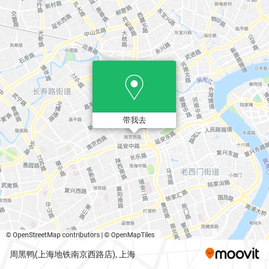周黑鸭(上海地铁南京西路店)地图