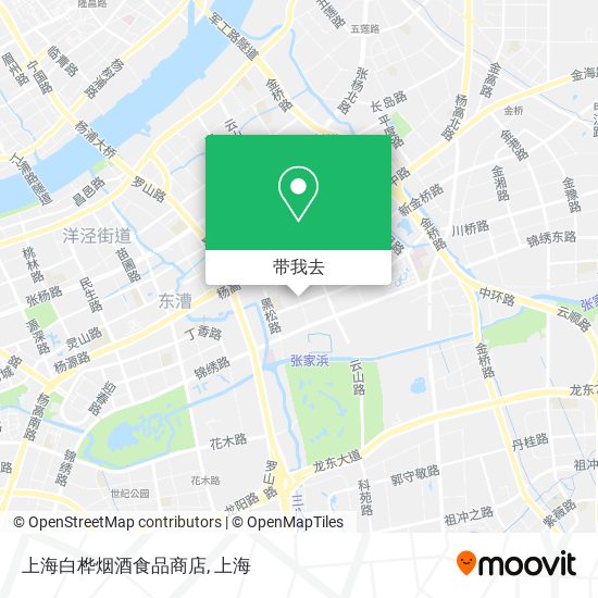 上海白桦烟酒食品商店地图