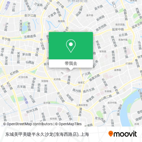 东城美甲美睫半永久沙龙(淮海西路店)地图