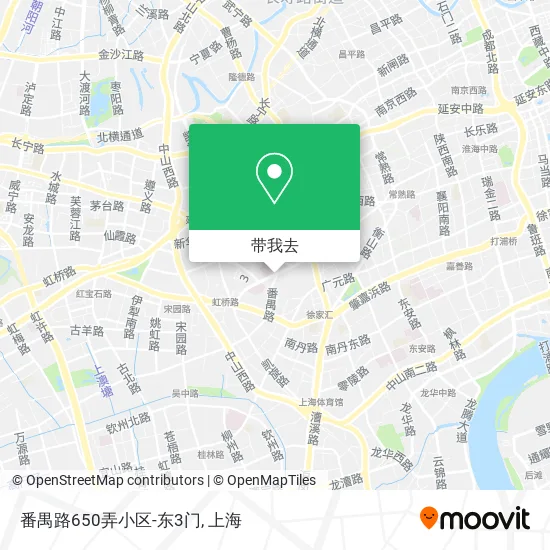 番禺路650弄小区-东3门地图