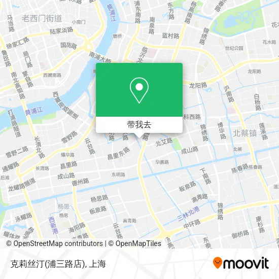 克莉丝汀(浦三路店)地图