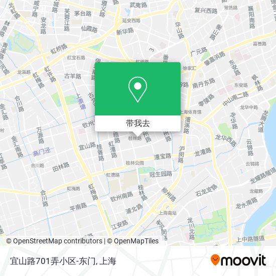 宜山路701弄小区-东门地图