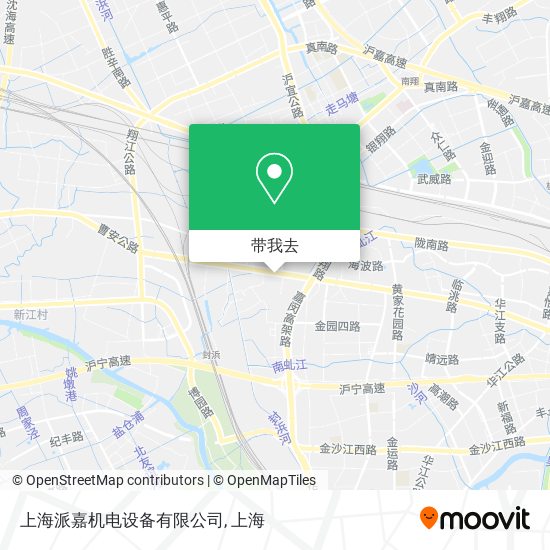 上海派嘉机电设备有限公司地图