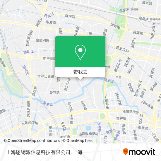 上海恩锶派信息科技有限公司地图