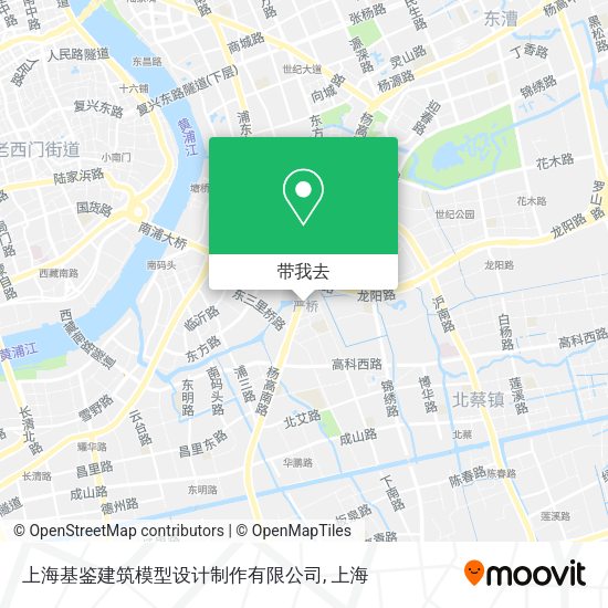 上海基鉴建筑模型设计制作有限公司地图