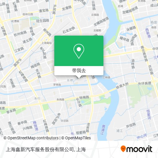 上海鑫新汽车服务股份有限公司地图