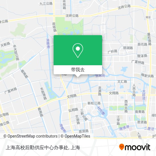 上海高校后勤供应中心办事处地图