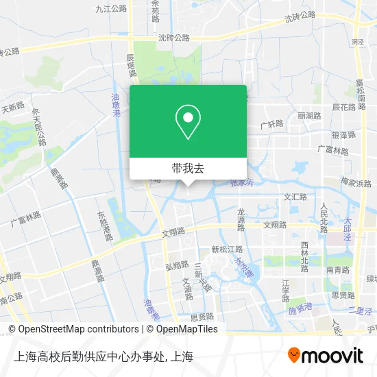 上海高校后勤供应中心办事处地图
