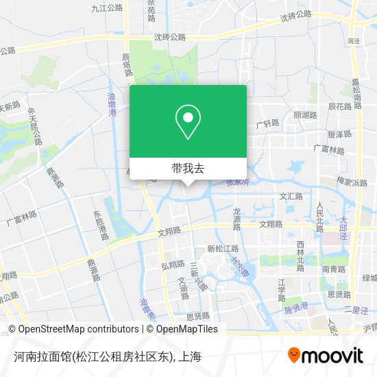 河南拉面馆(松江公租房社区东)地图