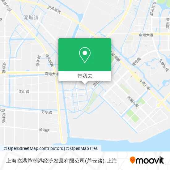 上海临港芦潮港经济发展有限公司(芦云路)地图