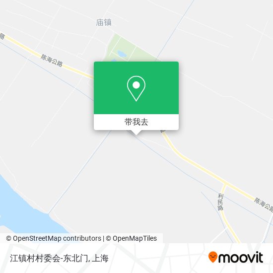 江镇村村委会-东北门地图