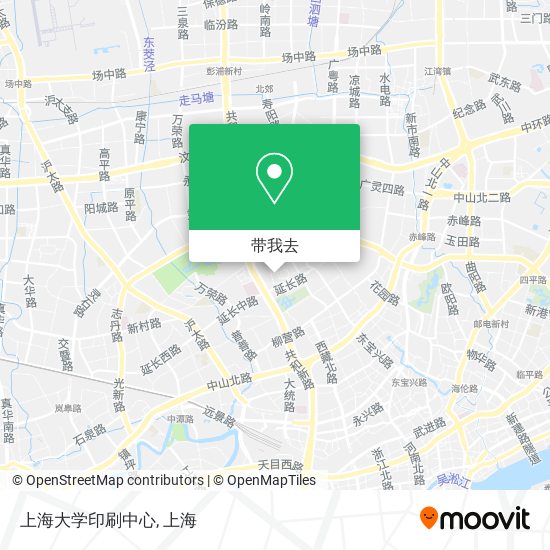 上海大学印刷中心地图