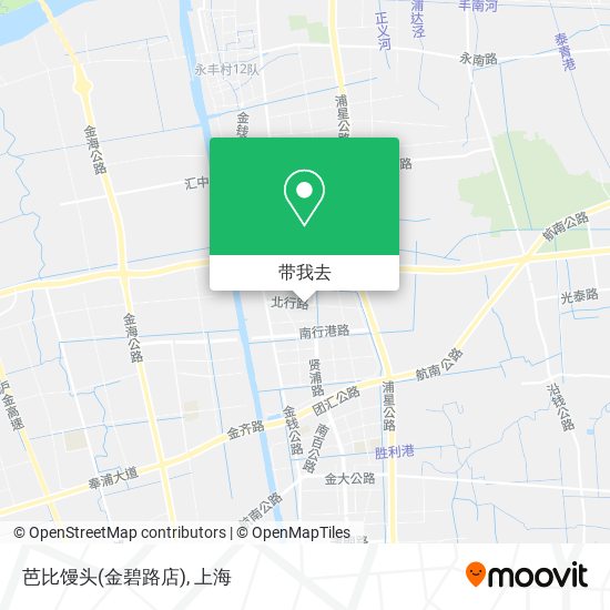 芭比馒头(金碧路店)地图